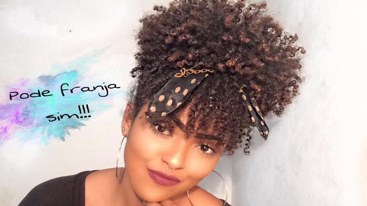 CRESPA COM FRANJA? PENTEADO PARA CABELO CURTO | Jublack