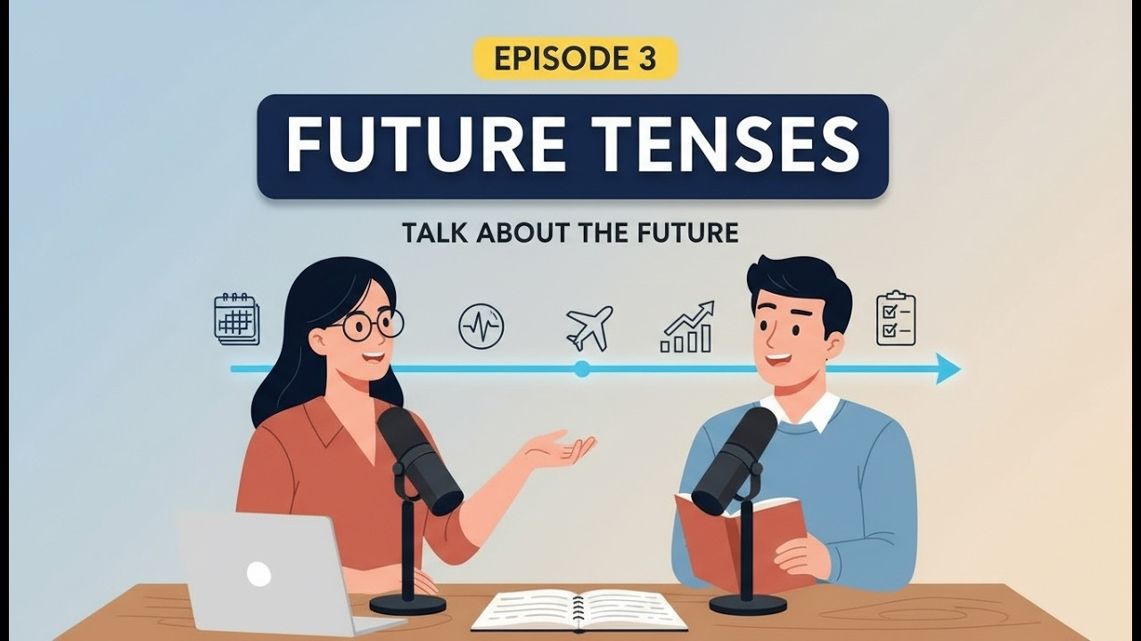 Learn English Grammar Tenses | Episode 3: FUTURE TENSE With Examples | English Learning Podcast