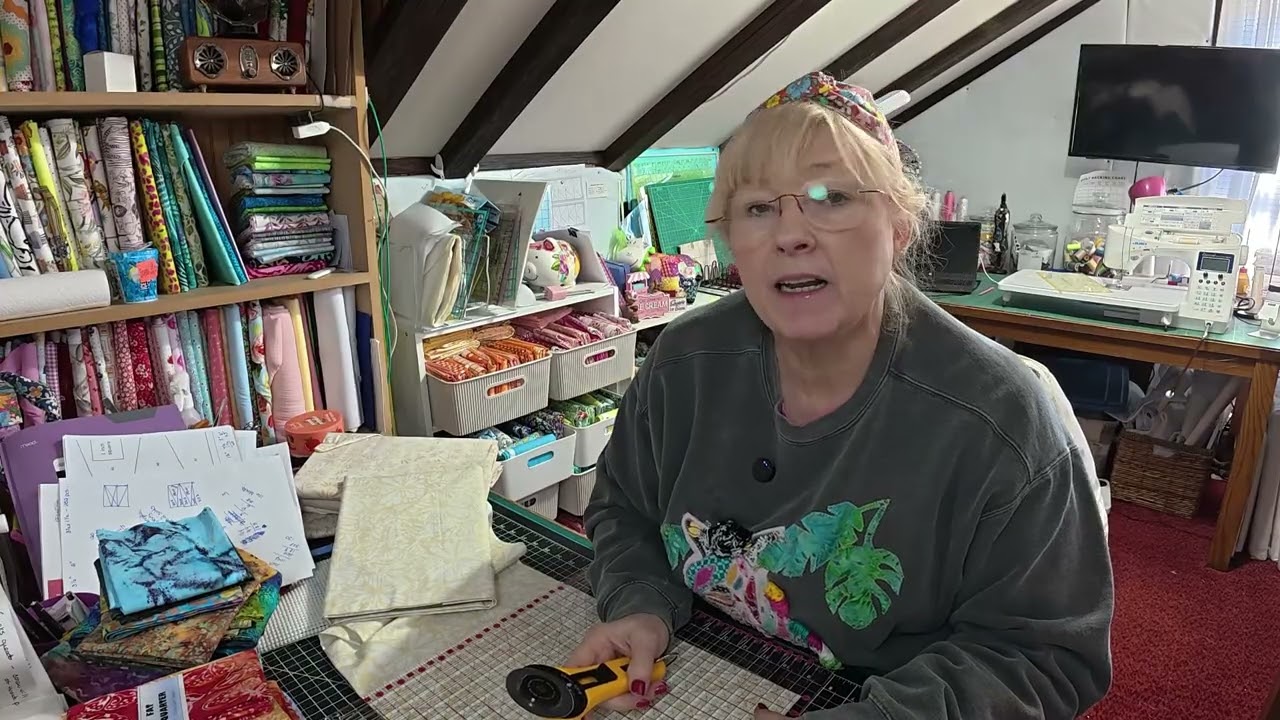 What Am I DOING???  with all the Batik Fabrics!!!