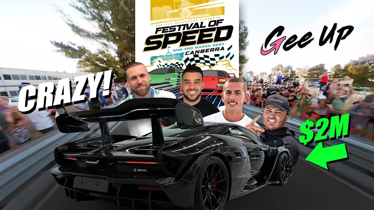 BURNOUT IN A $2M MCLAREN! CANBERRA VLOG WITH TROY CANDY ADRIAN PORTELLI AND TREAY
