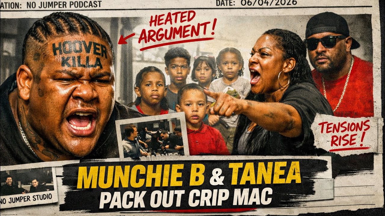 MUNCHIE B AND TANEA WHOOPED OUT CRIP MAC: CRIP MAC IS GOING TO CRASH OUT 