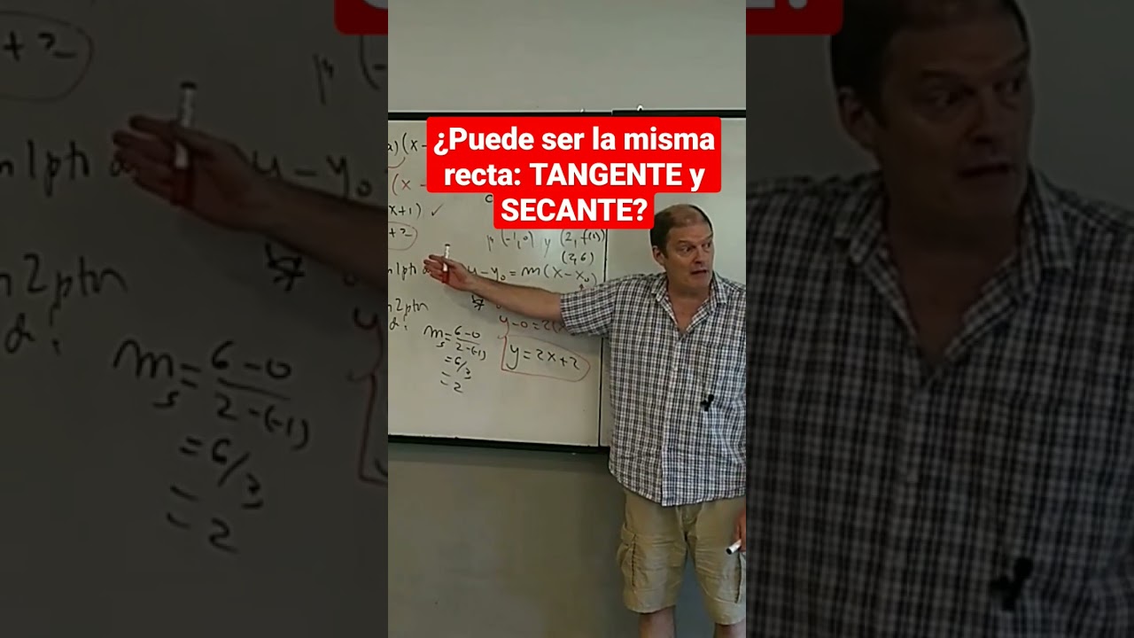¿Puede la misma recta ser 