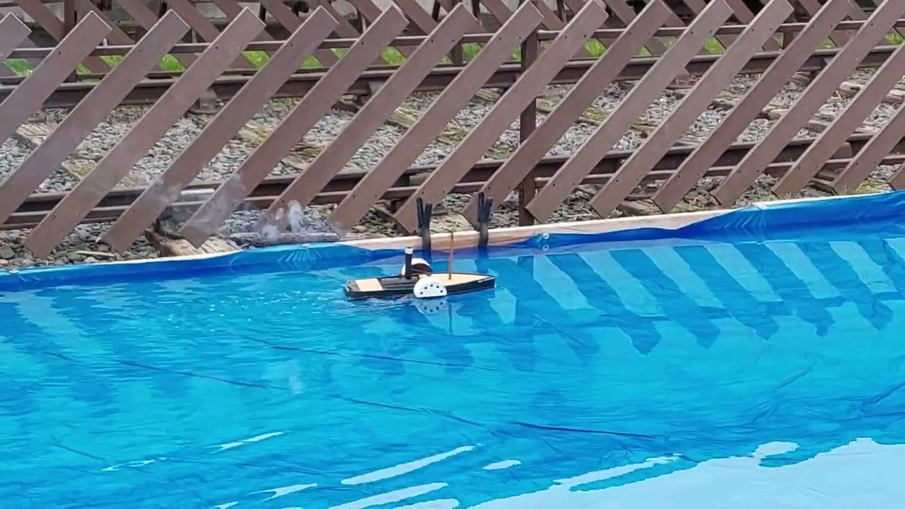 Steam powered model boats