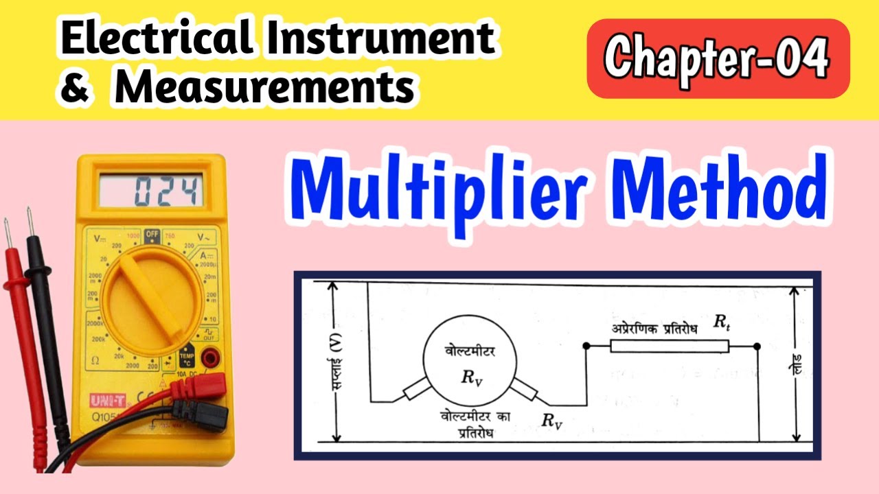#Multiplier voltmeter range|voltmeter multipliers|#multiplier arrangement in voltmeter|