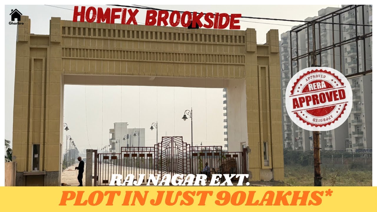 Homfix brookside | GDA APPROVED | 90 lakhs price | raj nagar extension | Ghaziabad 