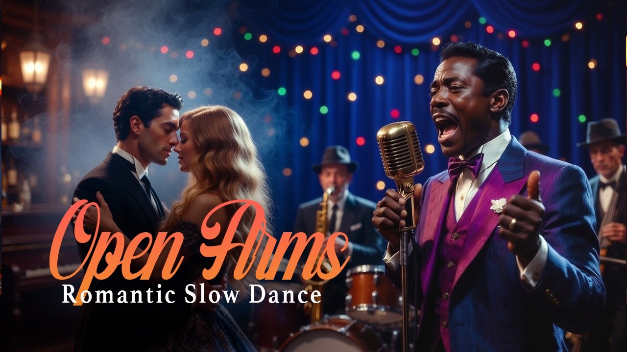 Open Arms ❤️ Blues Soul Cover | Romantic Slow Dance Midnight Lounge