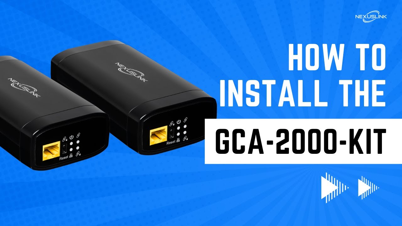 How to Install NexusLink's G.hn Wave 2 Coax over Ethernet Adapter (GCA-2000-KIT)