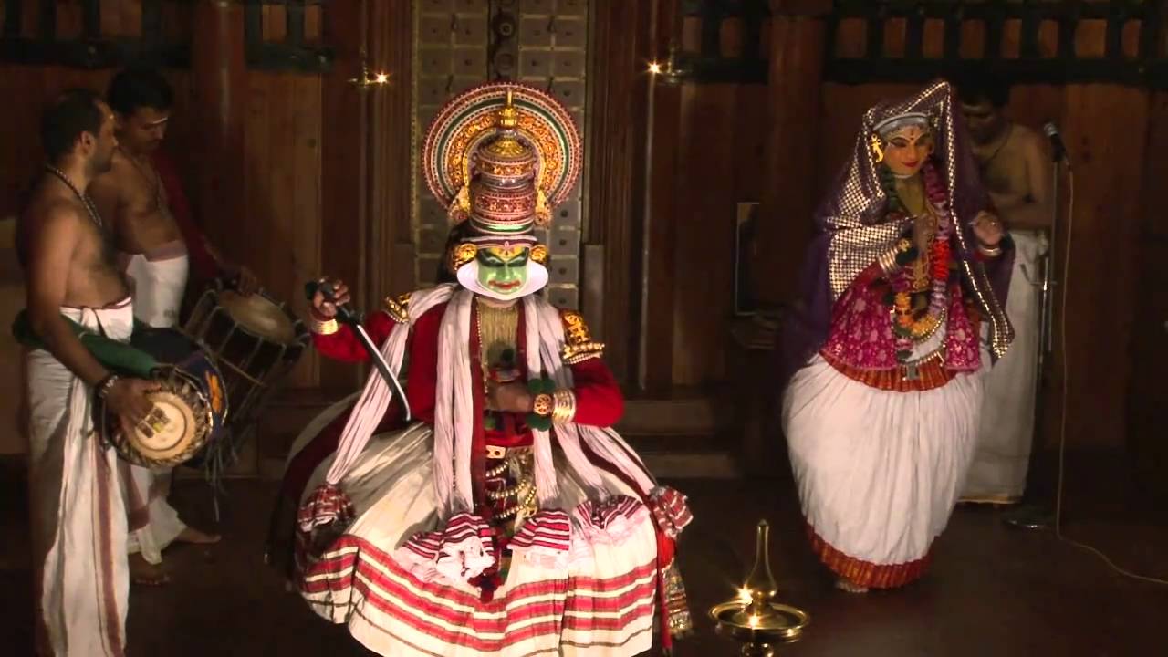 Kathakali schmink and dance