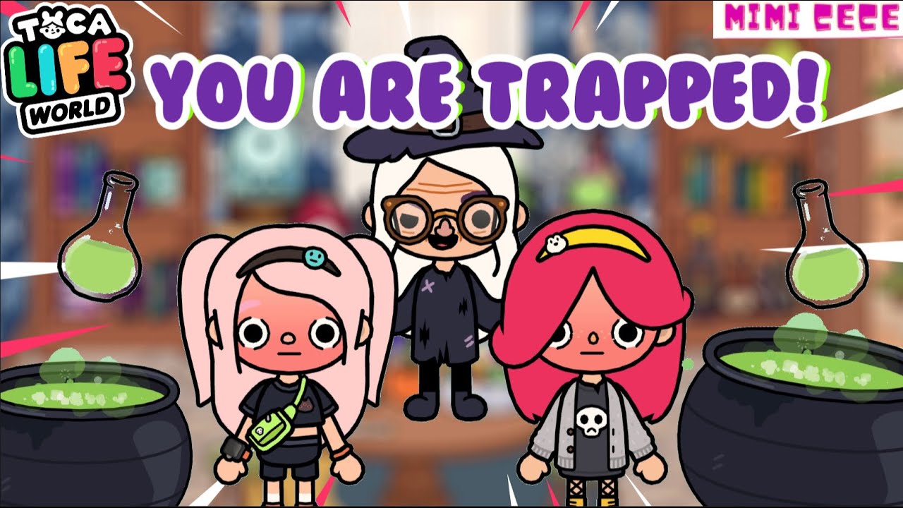 MimiCeceStory #11 BỊ MỤ PHÙ THUỶ BẮT CÓC⁉️😭 EVIL WITCH KIDNAPPED MIMI AND CECE! #halloween
