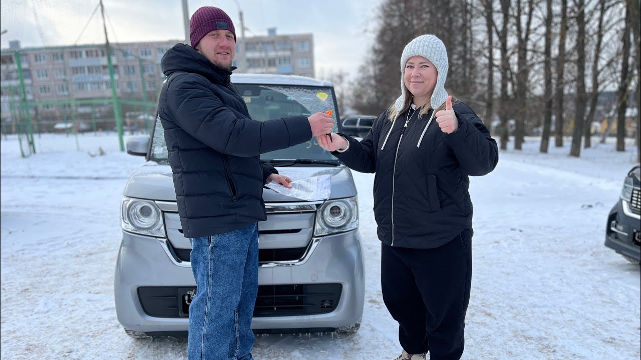 Вручение автомобиля для нашей клиентки Ирины!!🥳 Лучшая цена Honda N BOX JF3 2020 год!Заказ Перегон!
