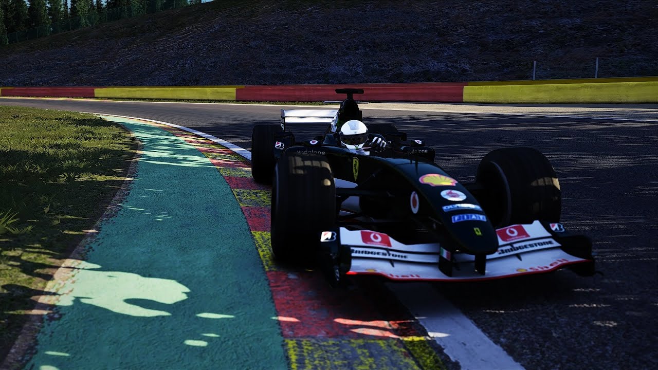 Assetto Corsa - Ferrari F2004 @ Spa 1:39.397 (TC off, No Assists) (Low Quality)