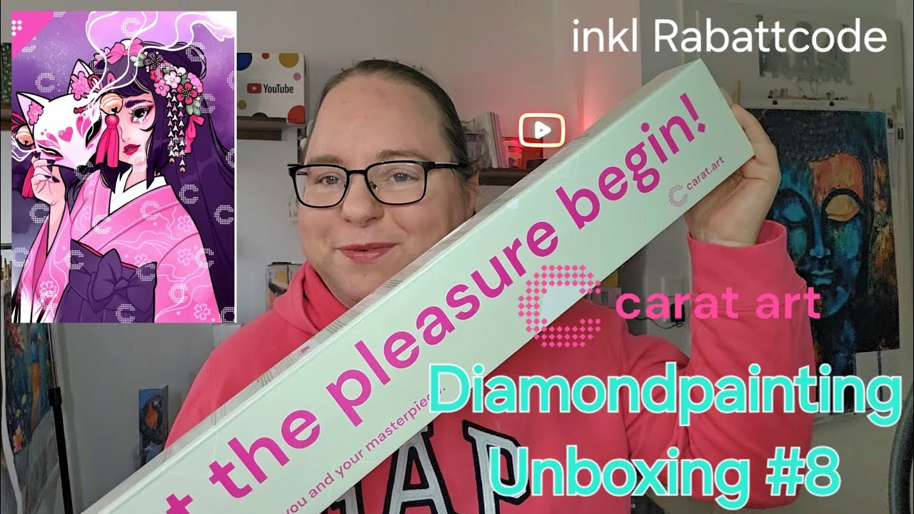 Diamondpainting Vorstellung der neuen Kollektion von Carat.art & Rabattcode