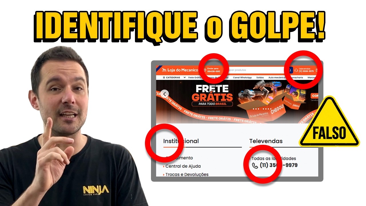 5 DICAS para N&Atilde;O SER ENGANADO com LOJA VIRTUAL de Auto Pe&ccedil;as!