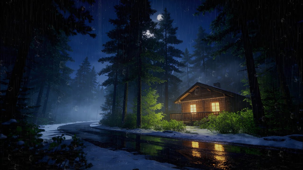 Fall Asleep Fast with Heavy Rain – Rain Sounds for Deep Sleep & Insomnia Relief