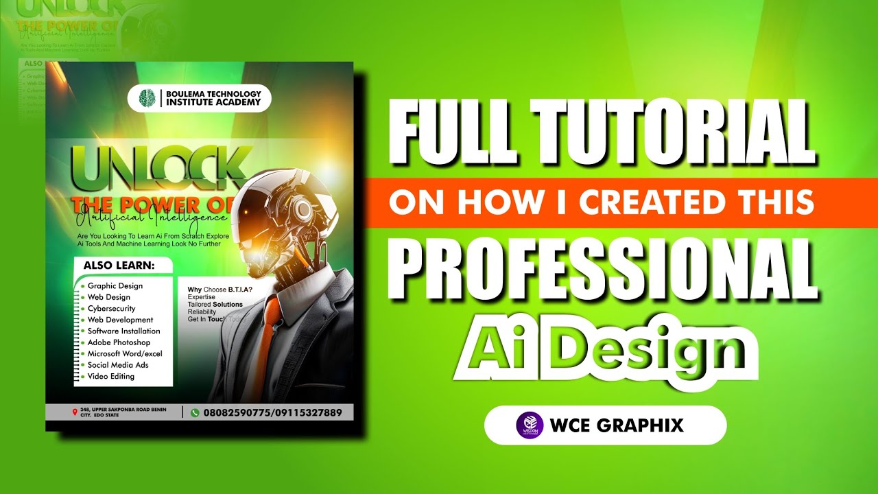 HOW I CREATED THIS PROFESSIONAL STUNNING AI DESIGN FROM SCRATCH