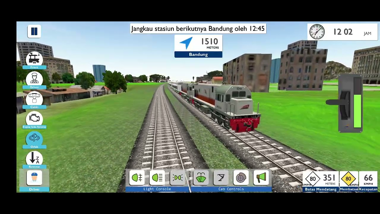 Indonesian Train Simulator CC 201 Bawa Argo Bromo Dari Yogyakarta Ke Bandung