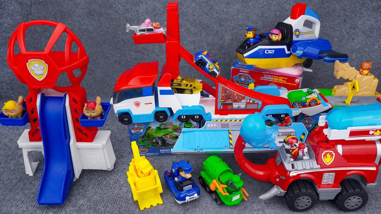 Unboxing Paw Patrol Vehicle Toy Series | PAW PATROL City Rescue Station toys | Whale Patroller Toy