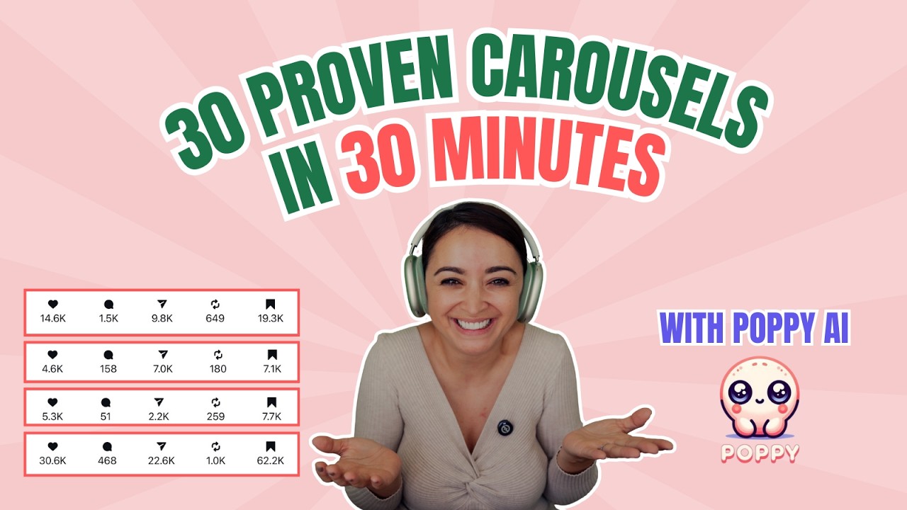 How to Create 30 Proven Carousels for Instagram in 30 Minutes