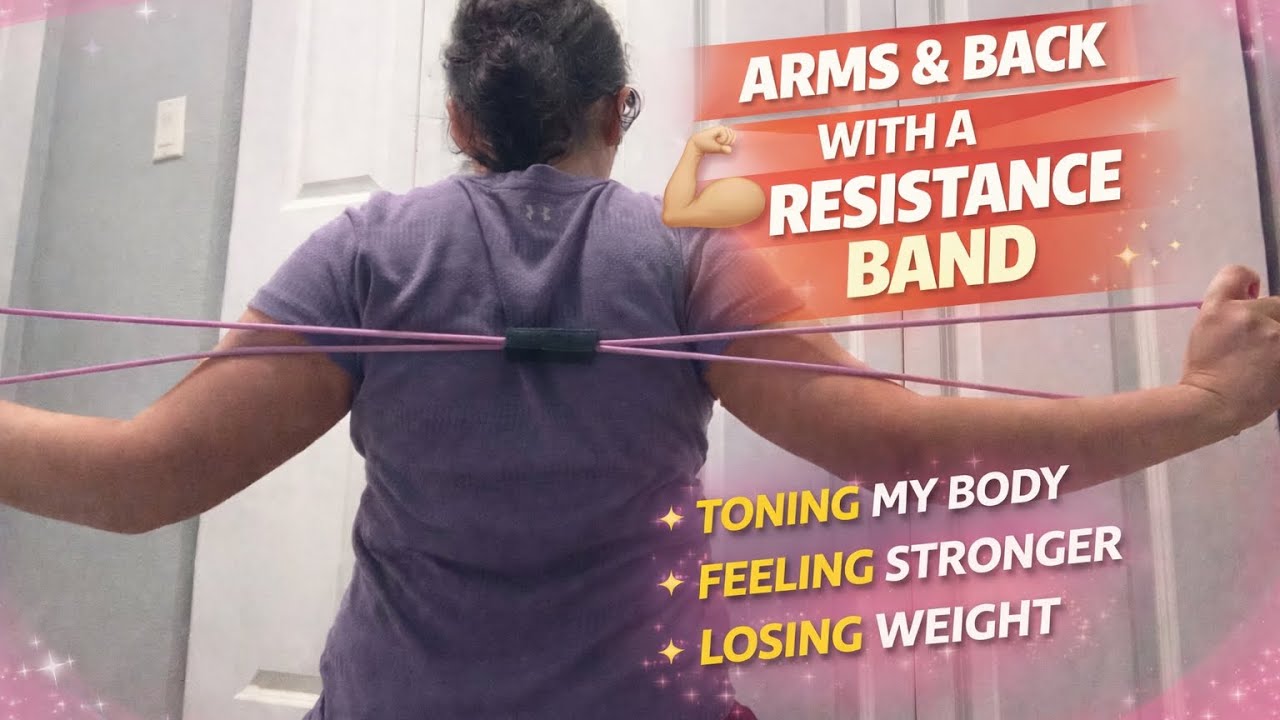 TONING MY ARMS AND BACK AT HOME EXERCISE. 