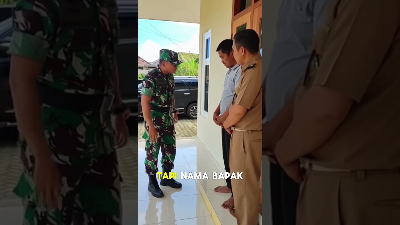akibat bantuan sosial hanya diberikan kepada saudara TNI langsung bertindak #viral #tni