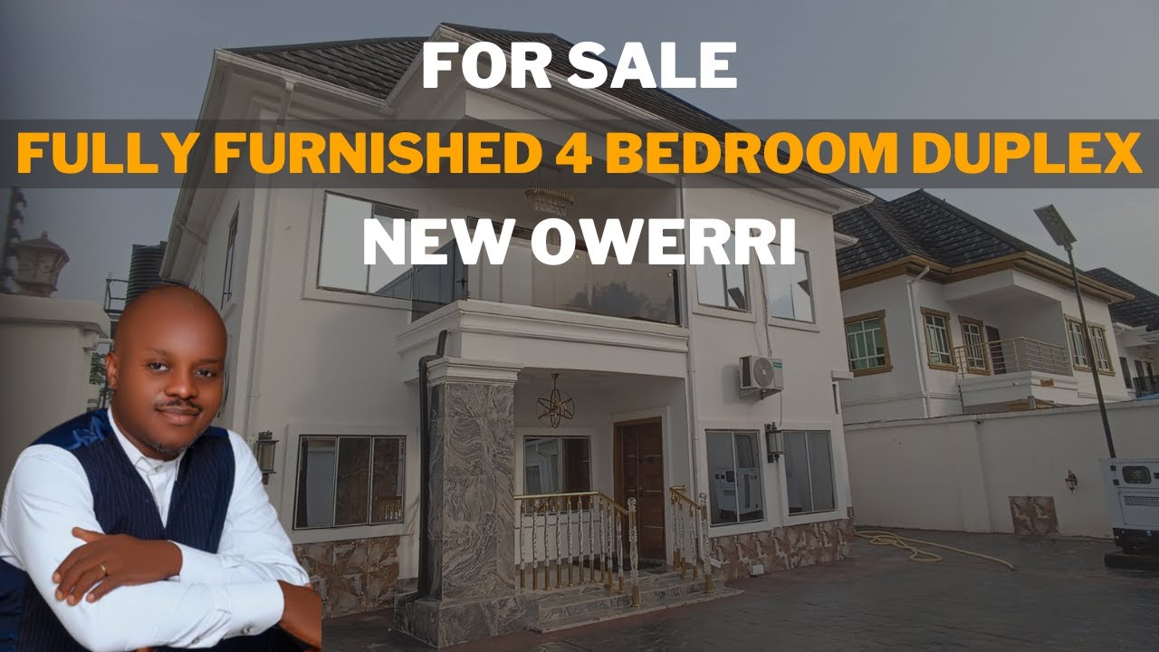 ₦230M ($164K) FULLY FURNISHED DUPLEX FOR SALE IN AREA G NEW OWERRI BEHIND UDENWA'S ESTATE
