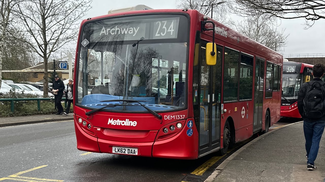 *Fast* Journey on route 234 (DEM1337) (LK62DAA) | Metroline 