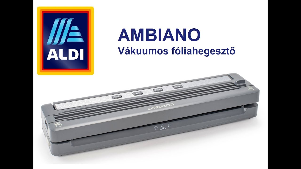 AMBIANO Vákuumos fóliahegesztő - Aldi-s, Lidl-s  cuccok #1 #AMBIANO #fóliahegesztő #aldi