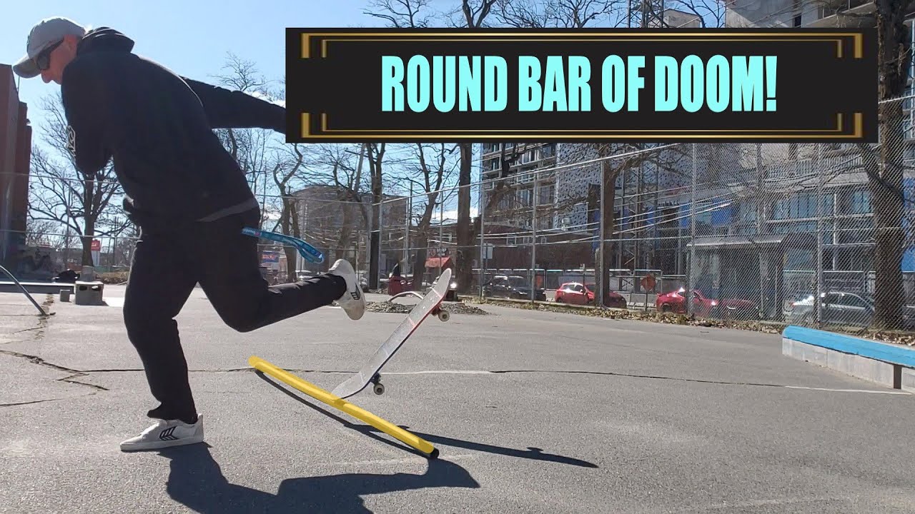 Skateboarding In My 40s - 71: Getting A Feel For Round Bars! 