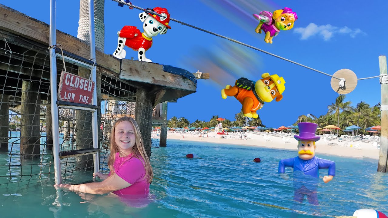 Assistant Searches For Paw Patrol On Disney Castaway Cay