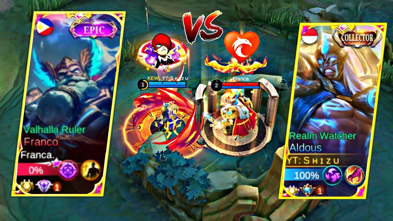 FRANCA MEETS ALDOUS GODS OF TIKTOK! BATTLE OF ONE HIT DAMAGE | MLBB