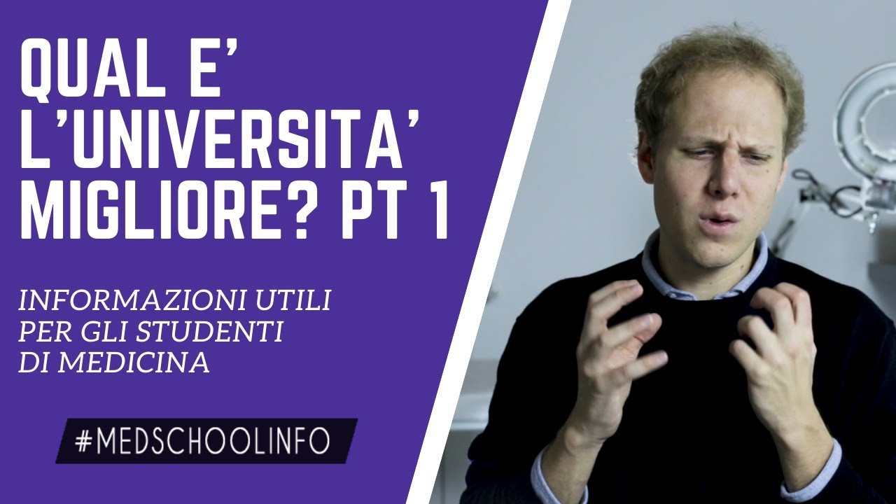 QUAL È L'UNIVERSITÀ MIGLIORE PER STUDIARE MEDICINA? Domanda sbagliata! PT.1