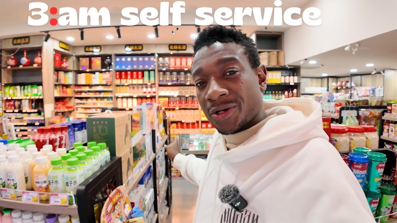 I tried 24 hours self service store in China as a black man and this happened