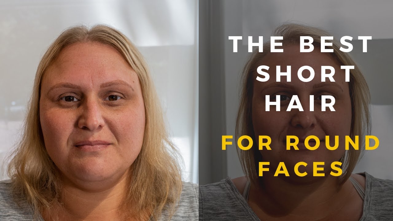 Easy Hairstyles for Short Hair (ROUND/FULL FACE SHAPES)