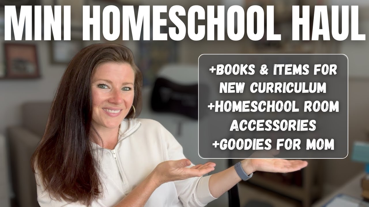 HOMESCHOOL Mini Haul || Books, Curriculum Extras, & Goodies for Mom!