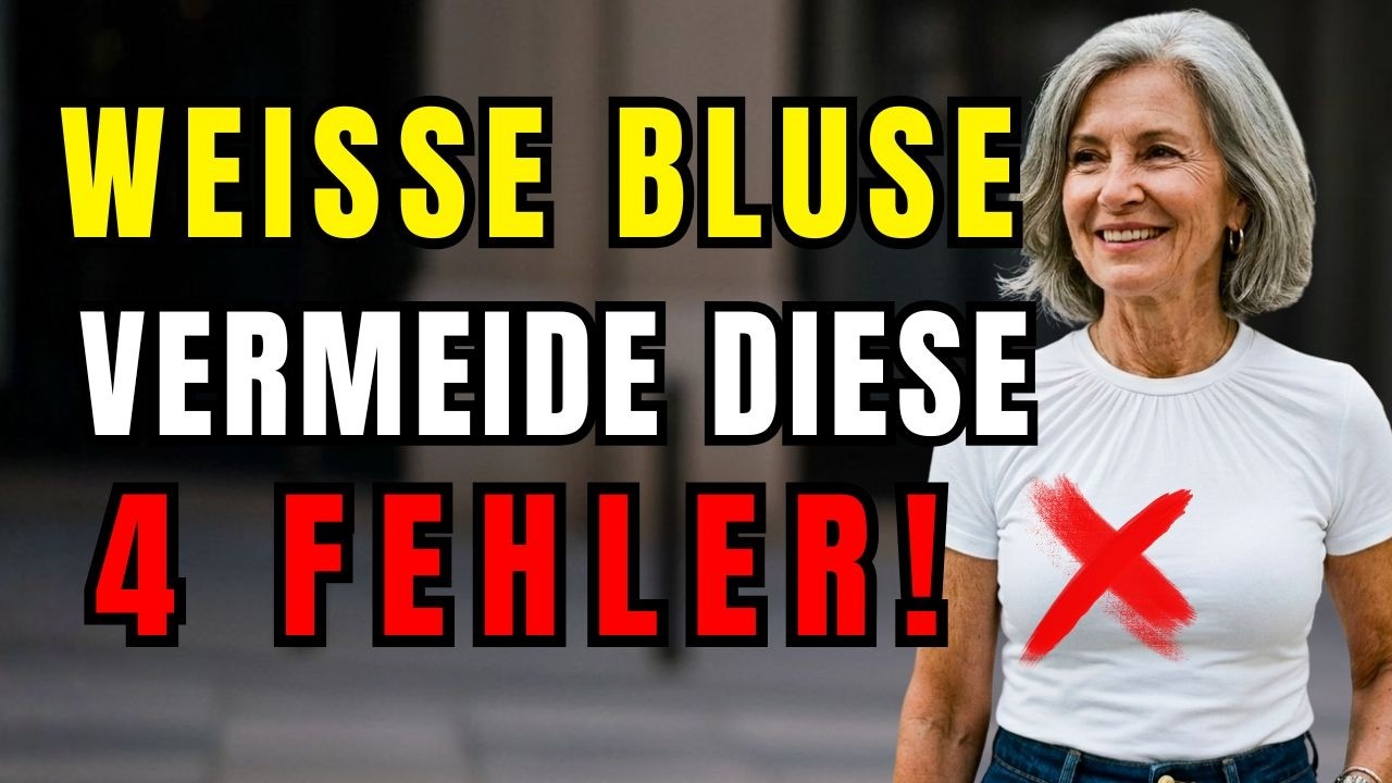 Weißes Shirt ab 60? Mach niemals diesen Fehler!