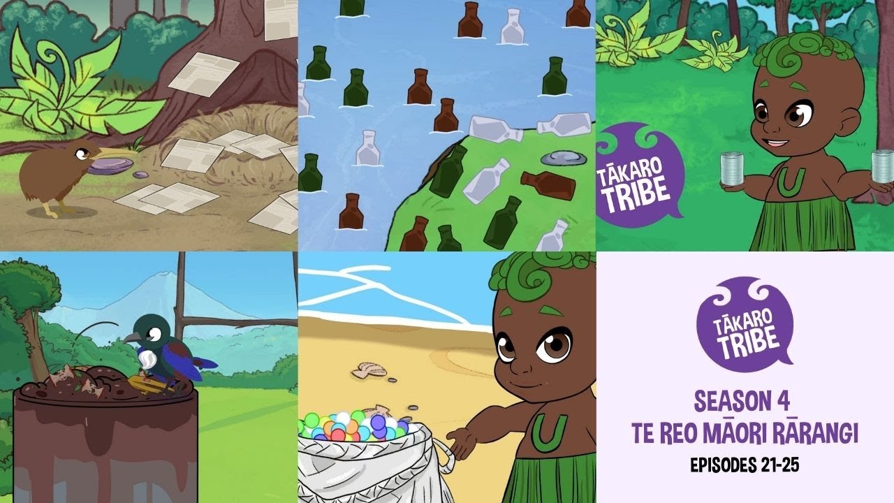 21-25 Rārangi | Tākaro Tribe Season 4 | Te Reo Māori | Learn Te Reo Māori | Kids Cartoon