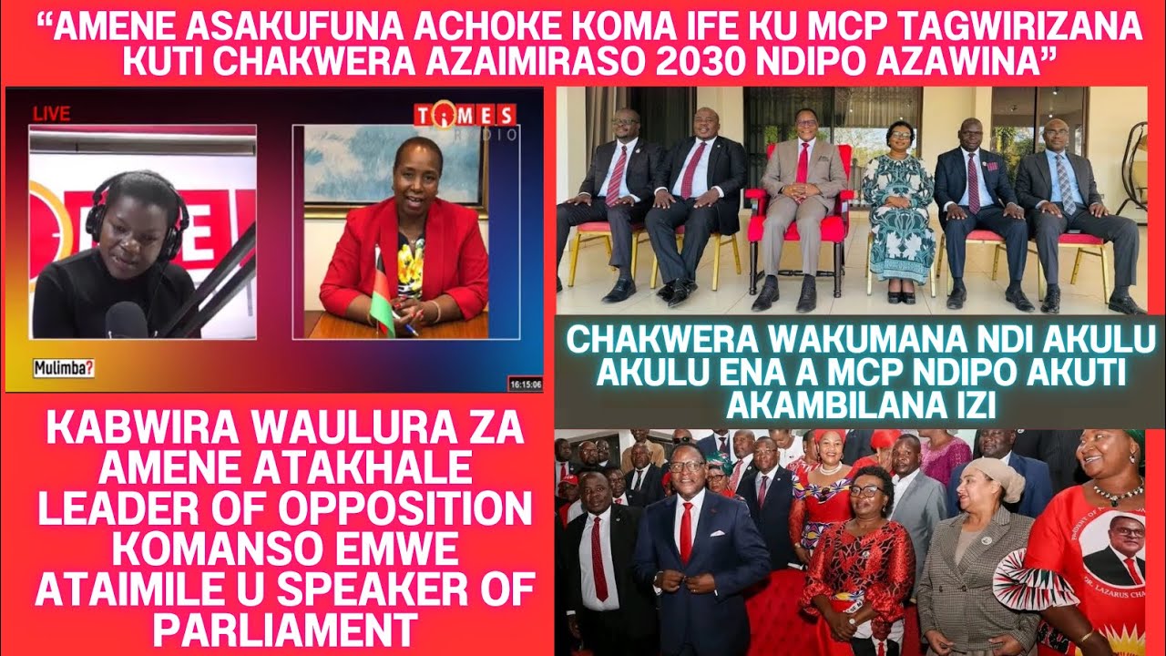 JESSE KABWIRA AMUPANIKIZA LERO PA TIMES ZOKHUNZA MIKANGANO YOMWE IKUCHITIKA KU MCP MPAKA WAULURA IZI