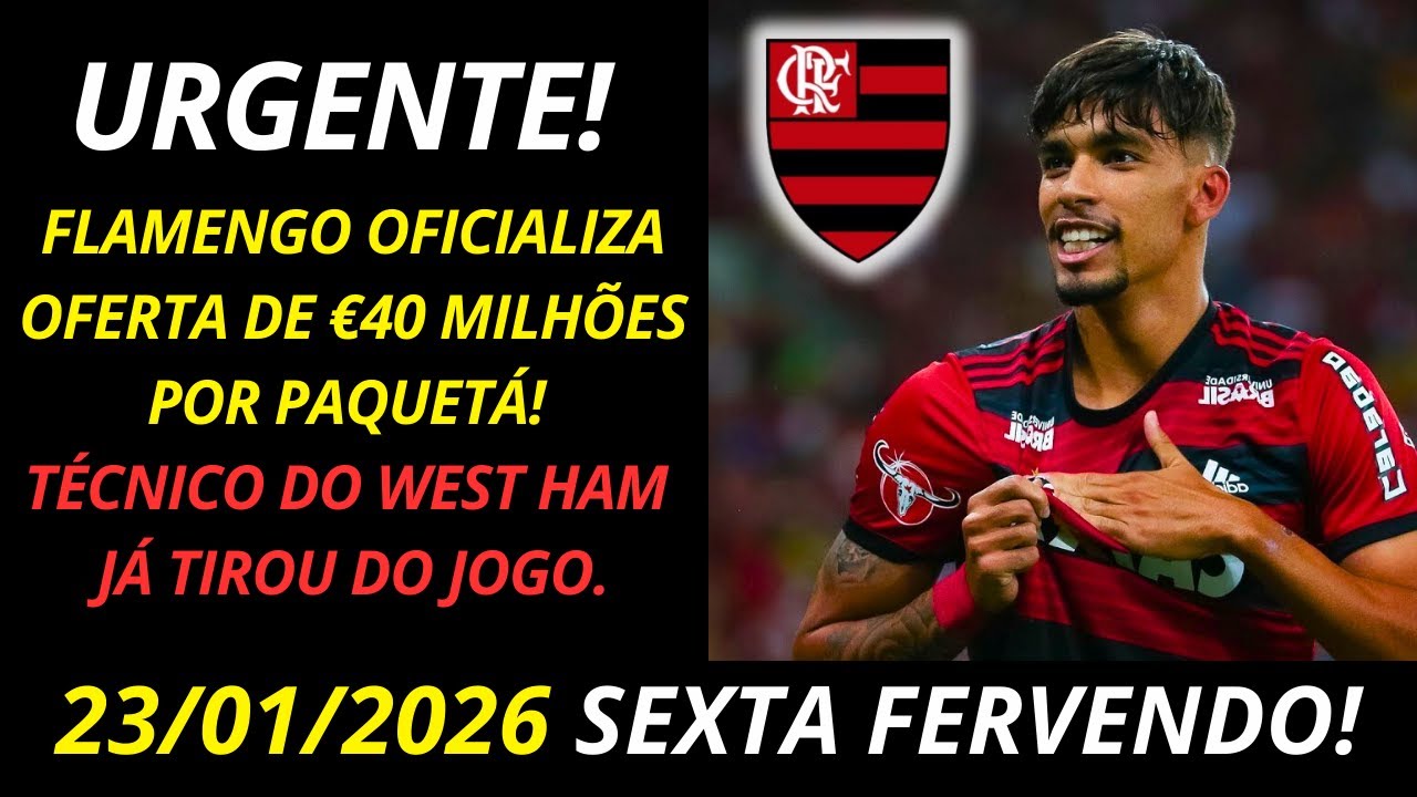 R$ 250 MILHÕES NA MESA: FLAMENGO VAI PARA O TUDO OU NADA POR LUCAS PAQUETÁ