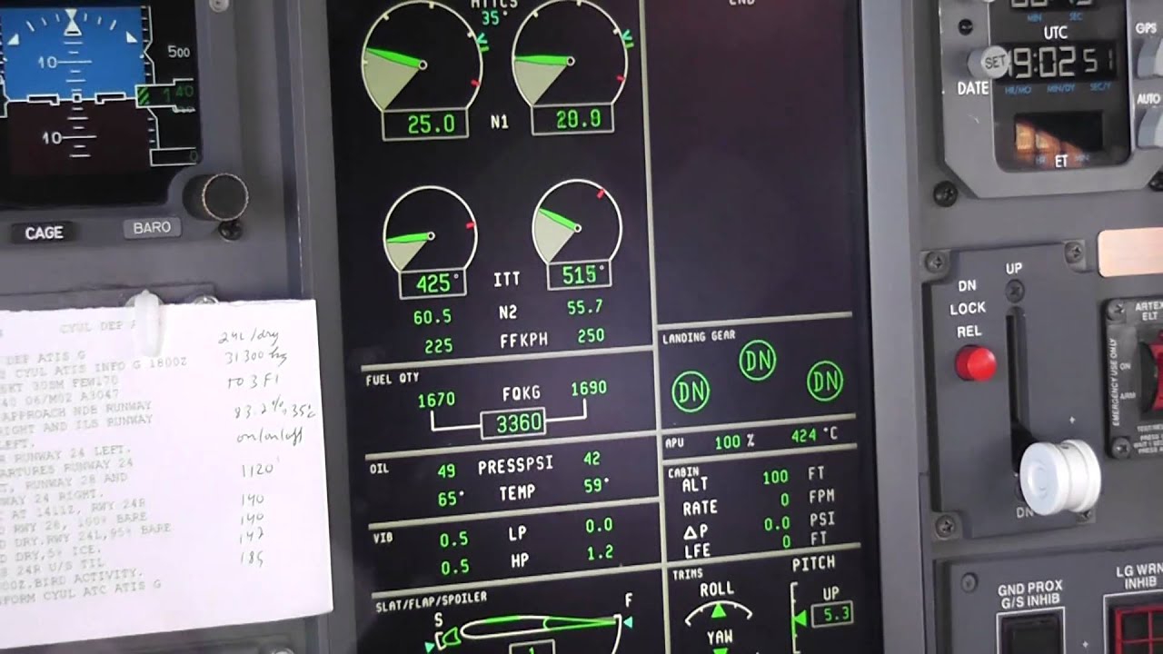 Embraer 175 engine start