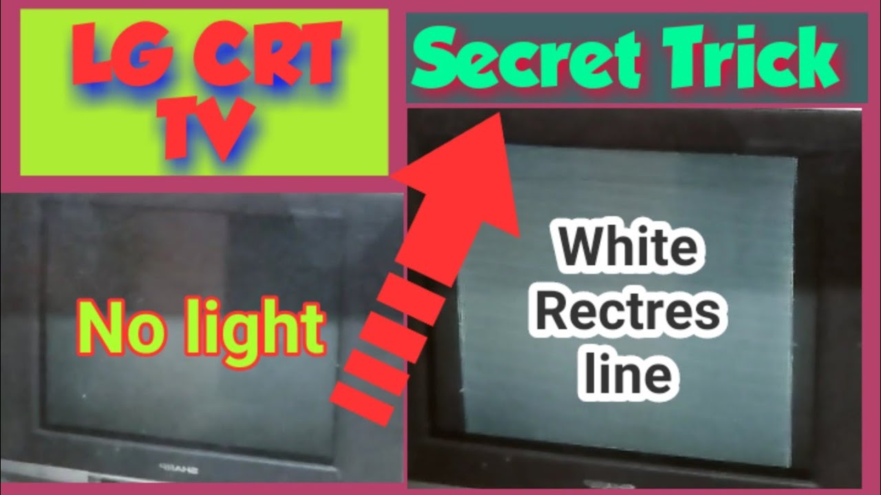 LG TV No Light. // Secret Trick. // LG TV White Retres line.// TV repair hindi.