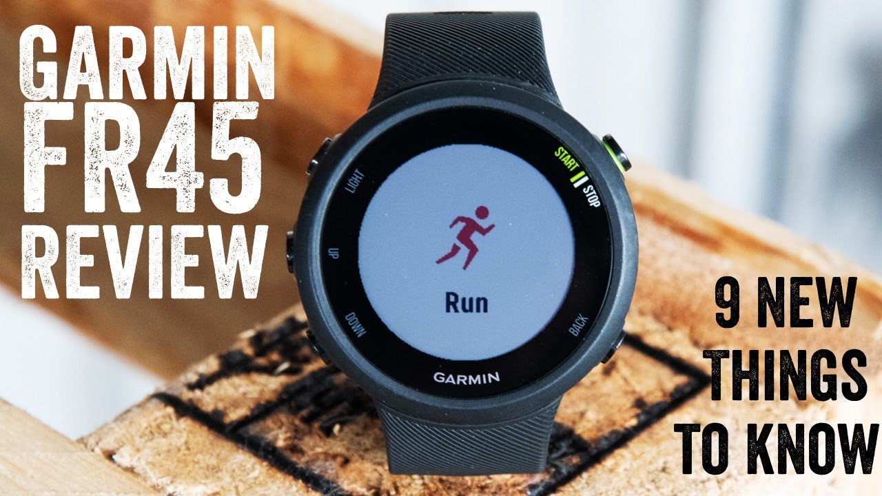 Garmin Forerunner 45 Review: 9 New Things To Know // Hands-on walk-through