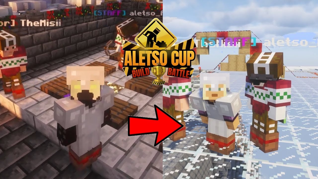 Aletso Cup Build Battle - Minijuego 2 - Humillo tanto al jugador 2 que obtengo derechos
