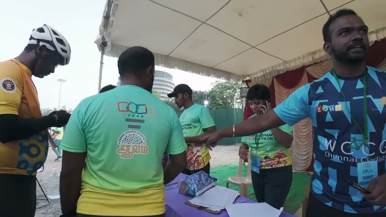 Chennai cyclist Aalam Duathlon 2026