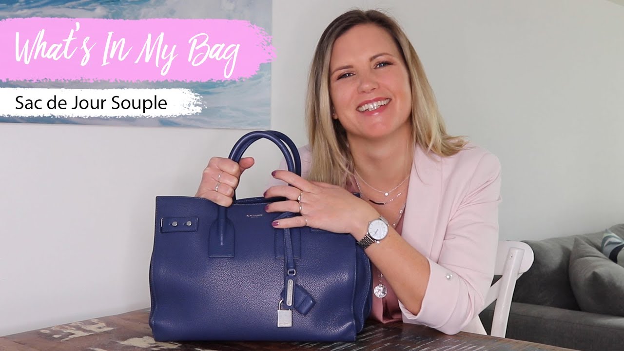 What's In My Bag | Saint Laurent - Sac de Jour Souple Medium 👜