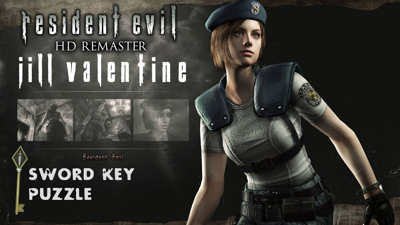 Resident Evil HD Remaster - Sword Key Location ( All Locked Doors Explained! )