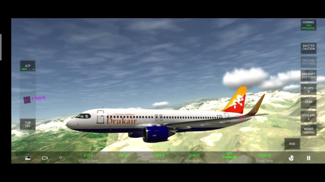 RFS | Drukair | Airbus A320neo | Paro - Kathmandu