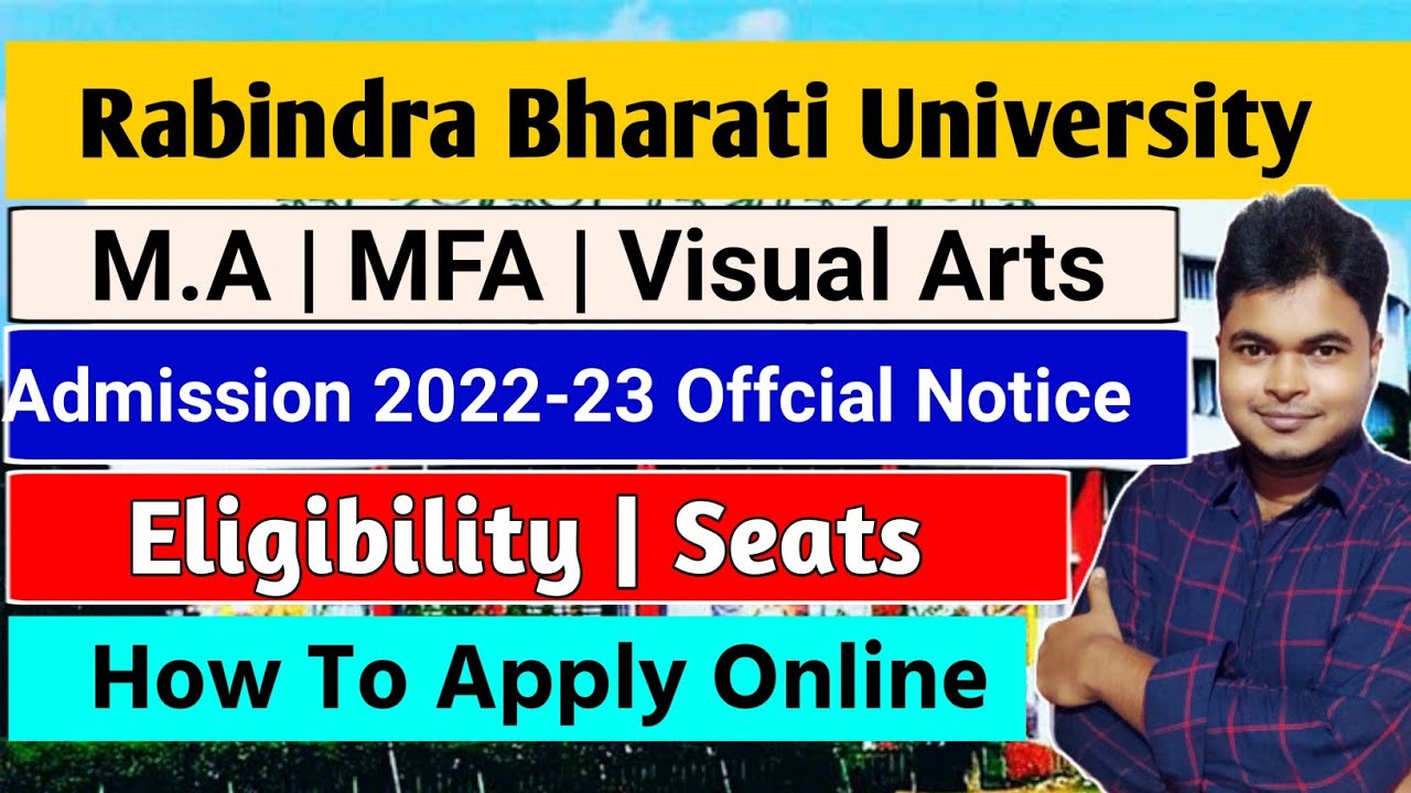 Rabindra Bharati University PG Admission 2022: How To Apply Online: RBU M.A, MFA, MVA Apply online
