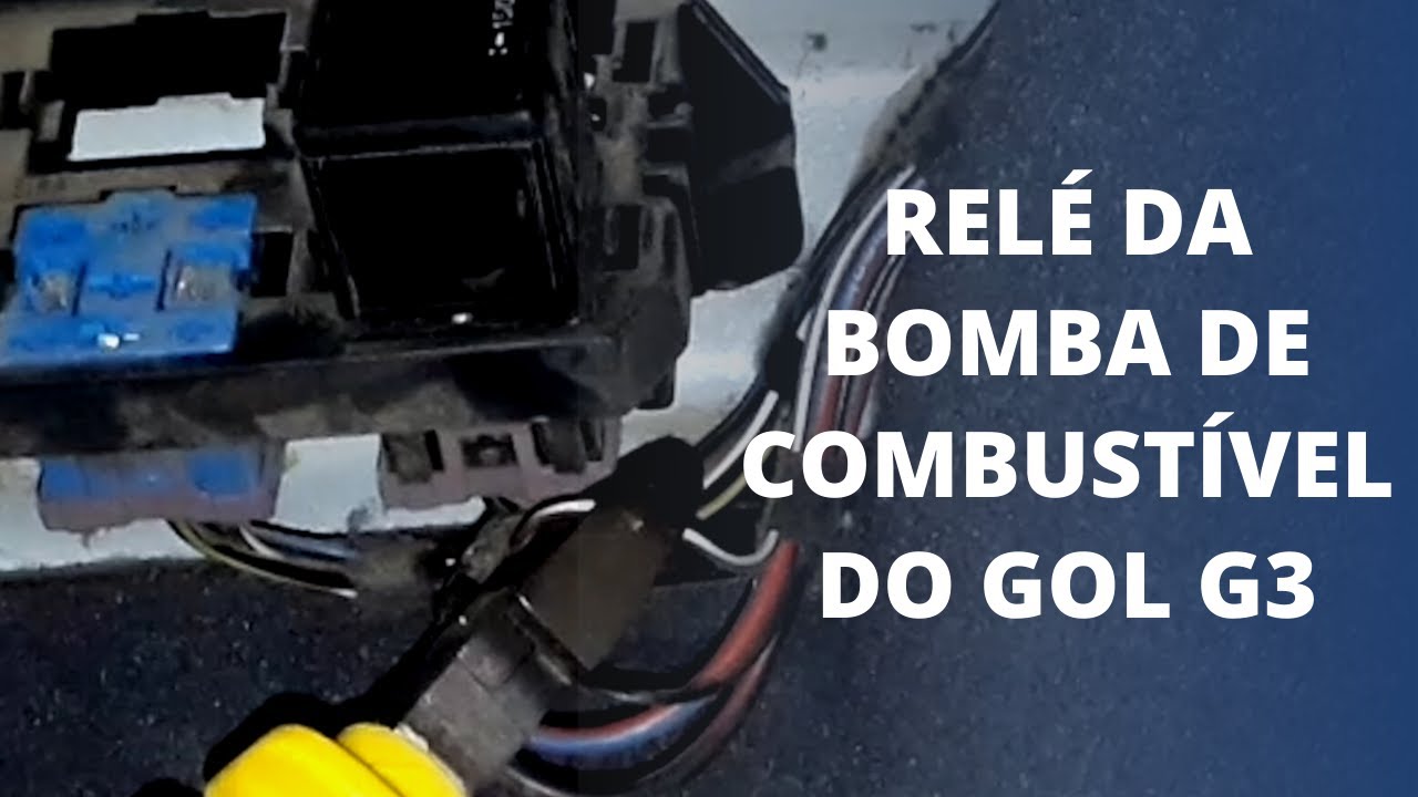Como localizar o relé da BOMBA de combustível do GOL PARATI SAVEIRO G3