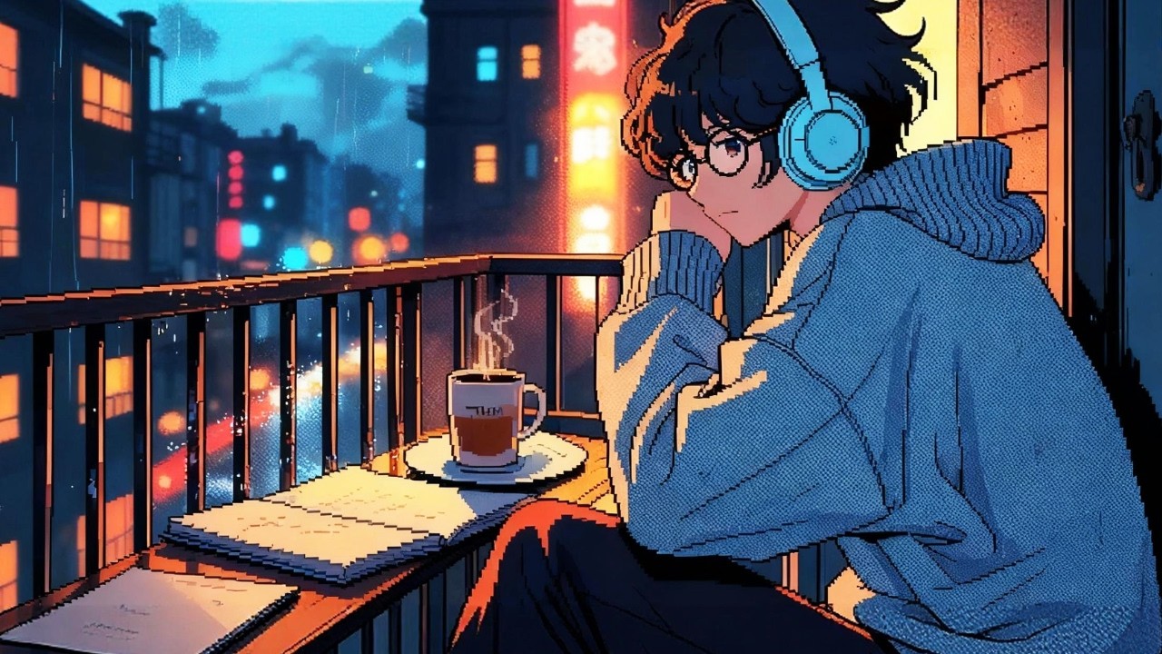 Rooftop Chill LoFi 🌙🌃 | Relaxing Beats to Enjoy the Night Breeze