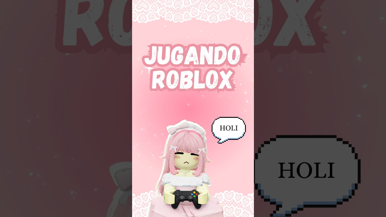 Jugando roblox :3